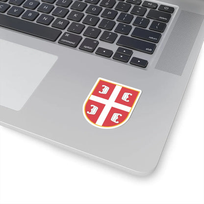 Oznaka pripadnosti 2 (Serbia) (Coat of Arms) STICKER Vinyl Kiss-Cut Decal - The Sticker Space