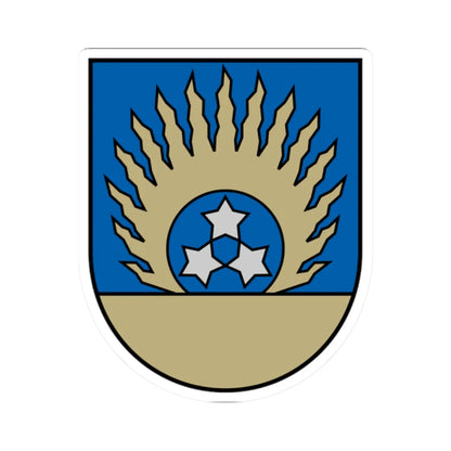 Ozolnieku novads COA (Latvia) (Coat of Arms) STICKER Vinyl Kiss-Cut Decal 2 Inch White - The Sticker Space