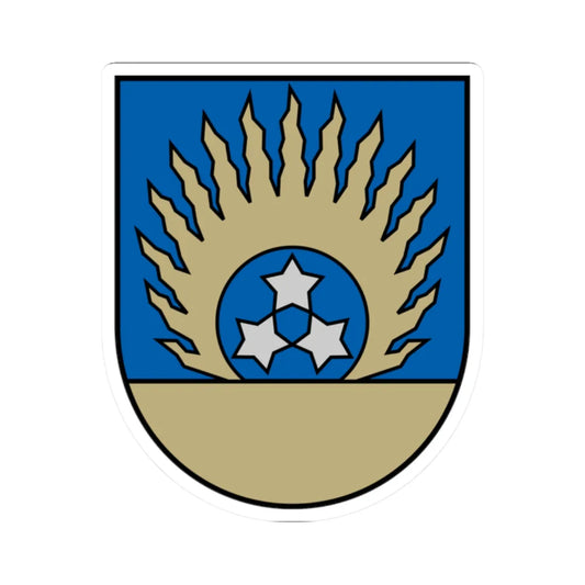 Ozolnieku novads COA (Latvia) (Coat of Arms) STICKER Vinyl Kiss-Cut Decal 2 Inch White - The Sticker Space