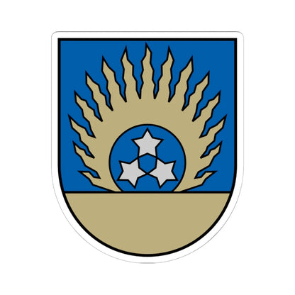 Ozolnieku novads COA (Latvia) (Coat of Arms) STICKER Vinyl Kiss-Cut Decal 6 Inch White - The Sticker Space