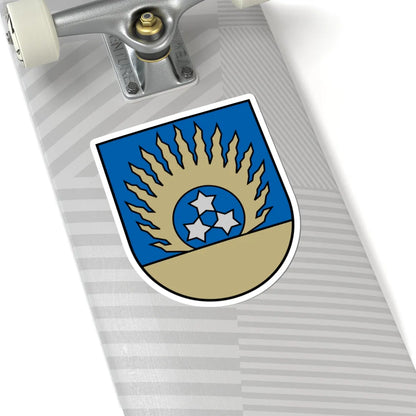 Ozolnieku novads COA (Latvia) (Coat of Arms) STICKER Vinyl Kiss-Cut Decal - The Sticker Space