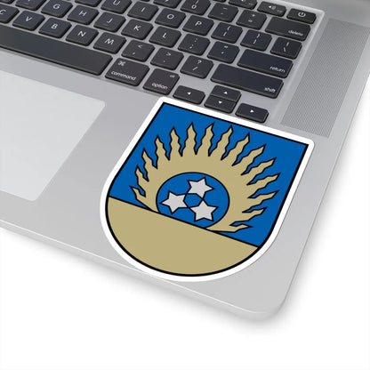 Ozolnieku novads COA (Latvia) (Coat of Arms) STICKER Vinyl Kiss-Cut Decal - The Sticker Space