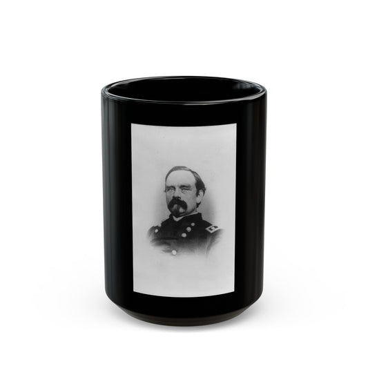 P.J. Osterhaus, Head-And-Shoulders Portrait, Facing Left (U.S. Civil War) Black Coffee Mug-15oz-The Sticker Space