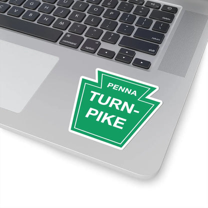 PA Turnpike Commission logo (Pennsylvania) (Road Sign) STICKER Vinyl Kiss-Cut Decal - The Sticker Space