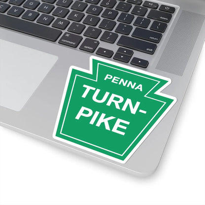 PA Turnpike Commission logo (Pennsylvania) (Road Sign) STICKER Vinyl Kiss-Cut Decal - The Sticker Space