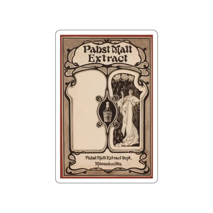 Pabst Malt Extract Advertisement (Magazine Illustration) STICKER Vinyl Die-Cut Decal - The Sticker Space