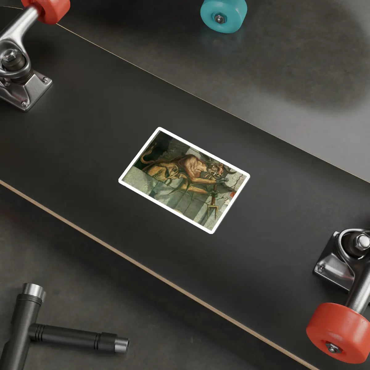 SKU:13694932684720193183 Sticker types:White Shape:Die-Cut Sizes:4" × 4"