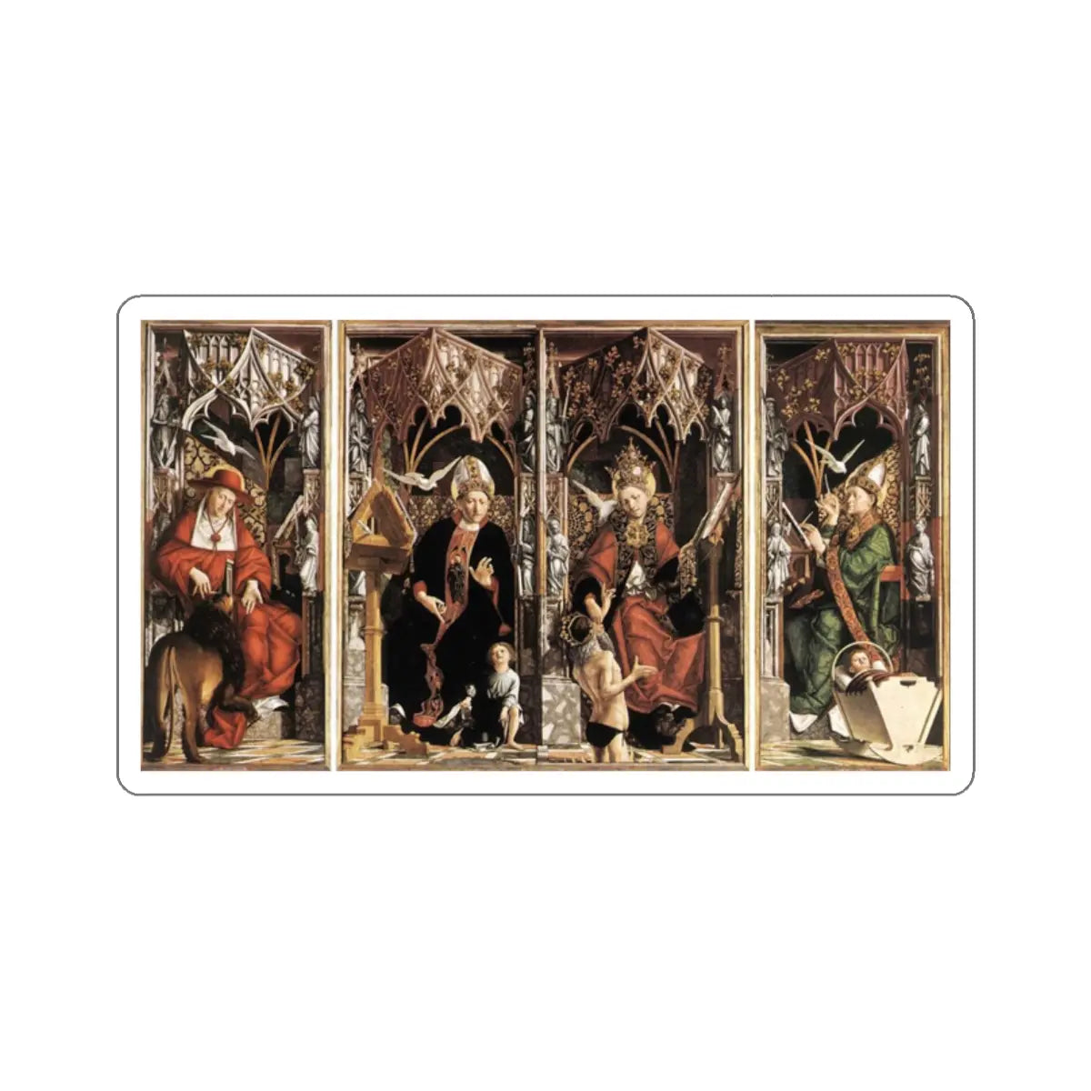SKU:19046328328035669554 Sticker types:White Shape:Die-Cut Sizes:2" × 2"