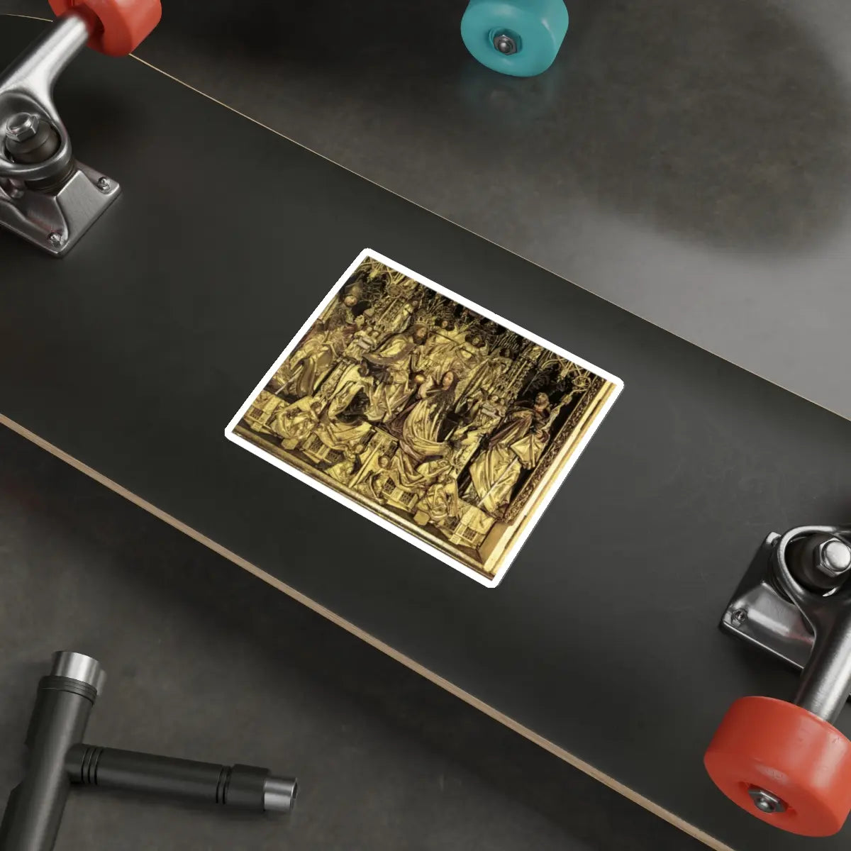 SKU:17349195863691788366 Sticker types:White Shape:Die-Cut Sizes:5" × 5"