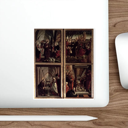 SKU:29074079875556193734 Sticker types:White Shape:Die-Cut Sizes:5" × 5"
