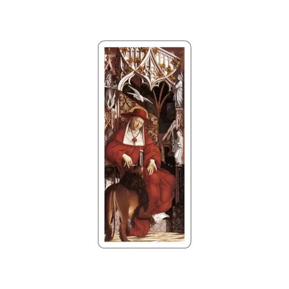 PACHER, Michael - St Jerome (Artwork) STICKER Vinyl Die-Cut Decal White Die-Cut 2 Inch - The Sticker Space