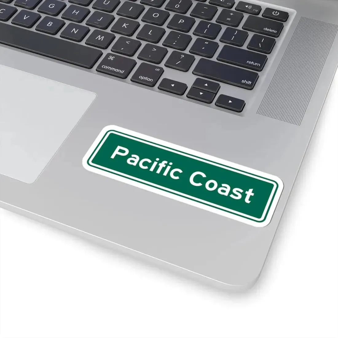 Pacific Coast (California) (Road Sign) STICKER Vinyl Kiss-Cut Decal - The Sticker Space