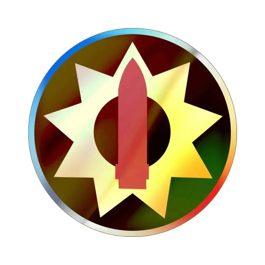 Pacific Coastal Frontier (U.S. Army) Holographic STICKER Die-Cut Vinyl Decal 6 Inch Holographic - The Sticker Space