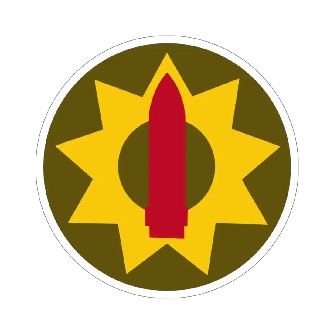 Pacific Coastal Frontier (U.S. Army) STICKER Vinyl Die-Cut Decal - The Sticker Space