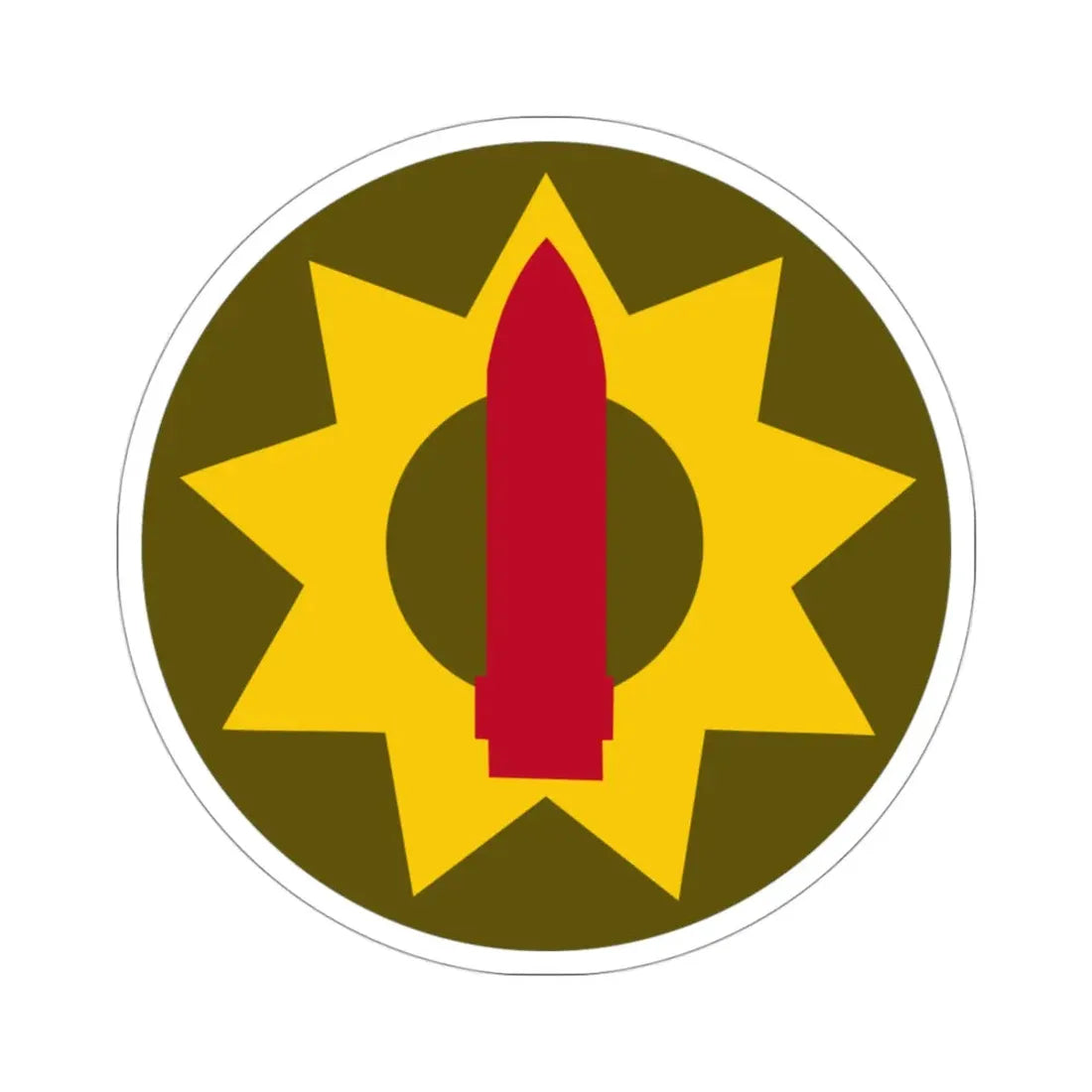 Pacific Coastal Frontier (U.S. Army) STICKER Vinyl Die-Cut Decal - The Sticker Space