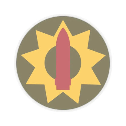 Pacific Coastal Frontier (U.S. Army) STICKER Vinyl Kiss-Cut Decal 2 Inch Transparent - The Sticker Space