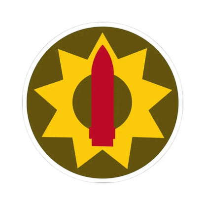 Pacific Coastal Frontier (U.S. Army) STICKER Vinyl Kiss-Cut Decal 3 Inch White - The Sticker Space