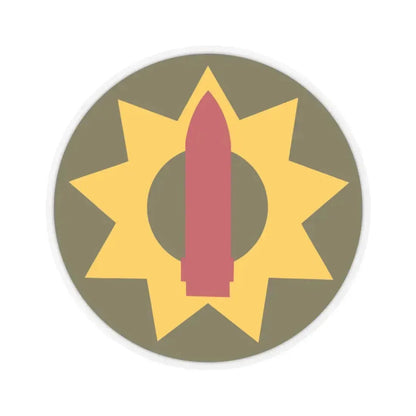 Pacific Coastal Frontier (U.S. Army) STICKER Vinyl Kiss-Cut Decal 6 Inch Transparent - The Sticker Space