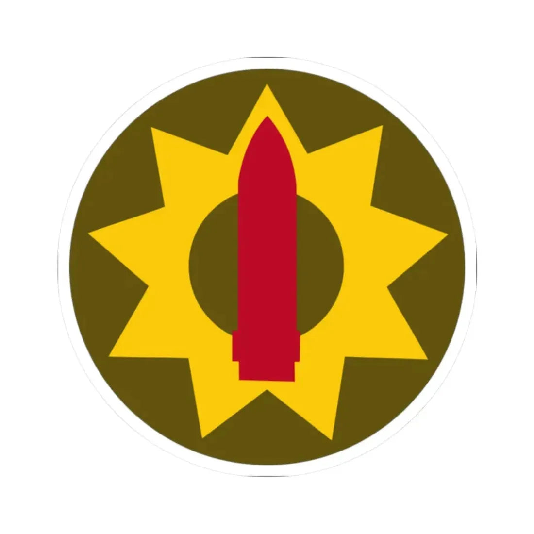 Pacific Coastal Frontier (U.S. Army) STICKER Vinyl Kiss-Cut Decal - The Sticker Space