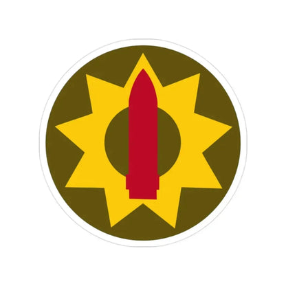 Pacific Coastal Frontier (U.S. Army) Transparent STICKER Die-Cut Vinyl Decal 2 Inch - The Sticker Space