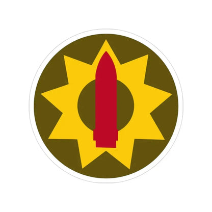Pacific Coastal Frontier (U.S. Army) Transparent STICKER Die-Cut Vinyl Decal 3 Inch - The Sticker Space