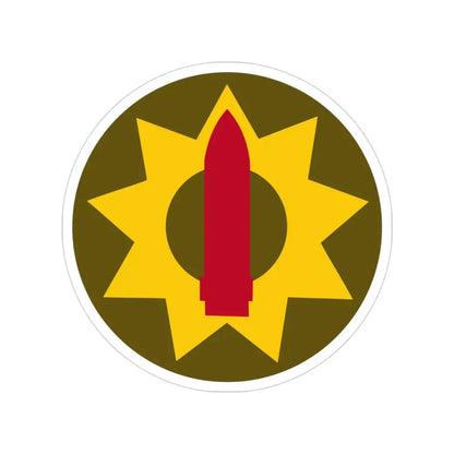 Pacific Coastal Frontier (U.S. Army) Transparent STICKER Die-Cut Vinyl Decal 3 Inch - The Sticker Space