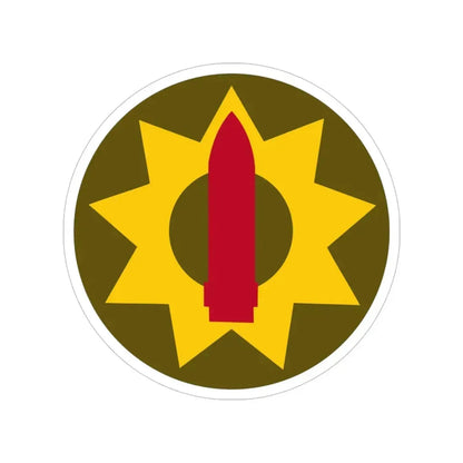 Pacific Coastal Frontier (U.S. Army) Transparent STICKER Die-Cut Vinyl Decal 5 Inch - The Sticker Space