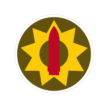 Pacific Coastal Frontier (U.S. Army) Transparent STICKER Die-Cut Vinyl Decal 5 Inch - The Sticker Space