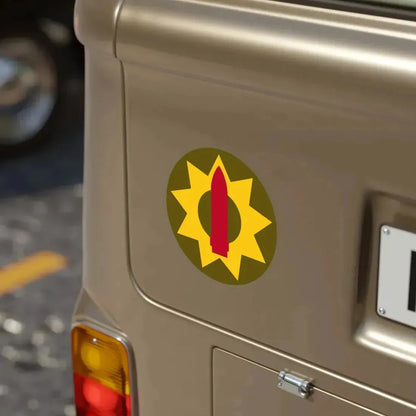 Pacific Coastal Frontier (U.S. Army) Transparent STICKER Die-Cut Vinyl Decal - The Sticker Space
