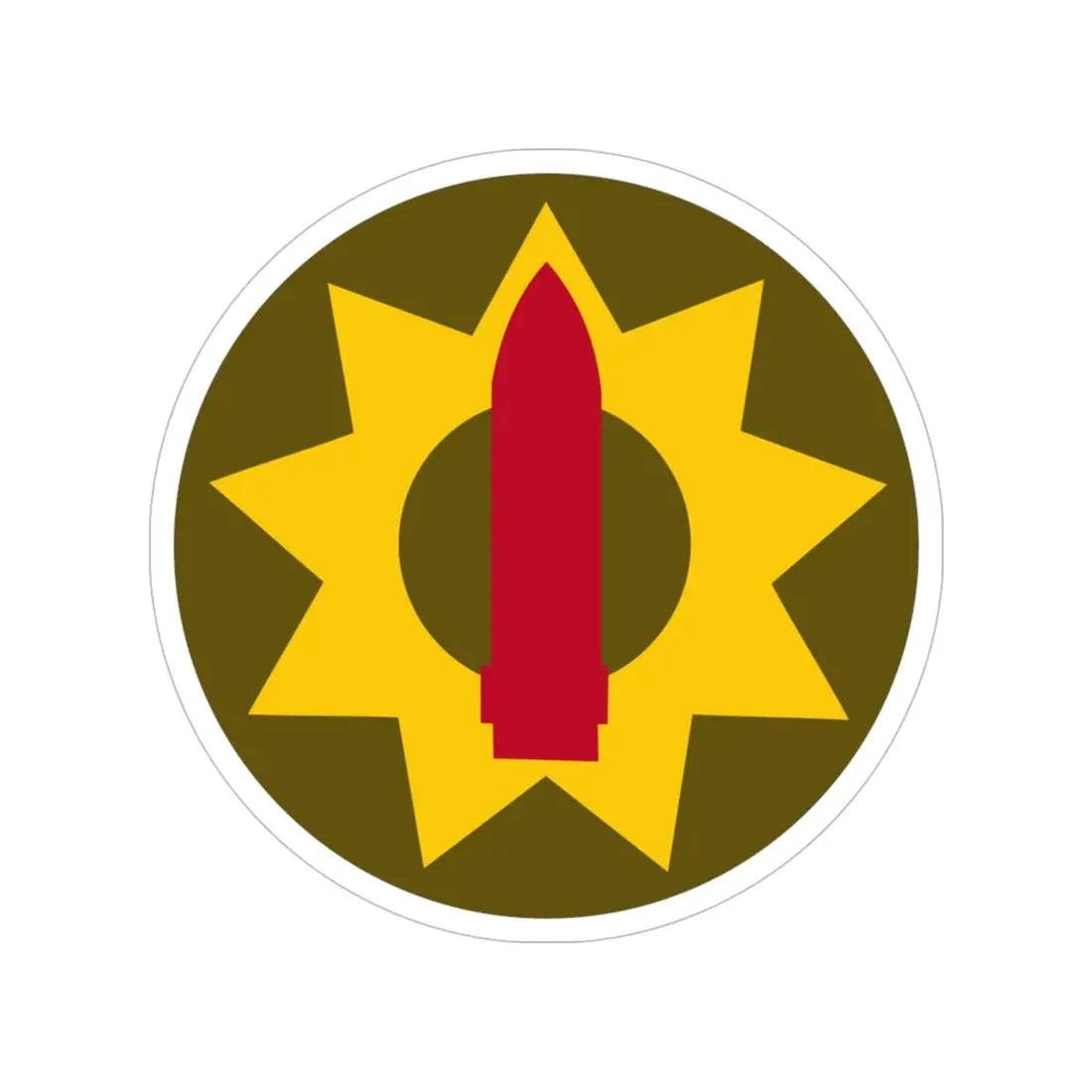 Pacific Coastal Frontier (U.S. Army) Transparent STICKER Die-Cut Vinyl Decal - The Sticker Space