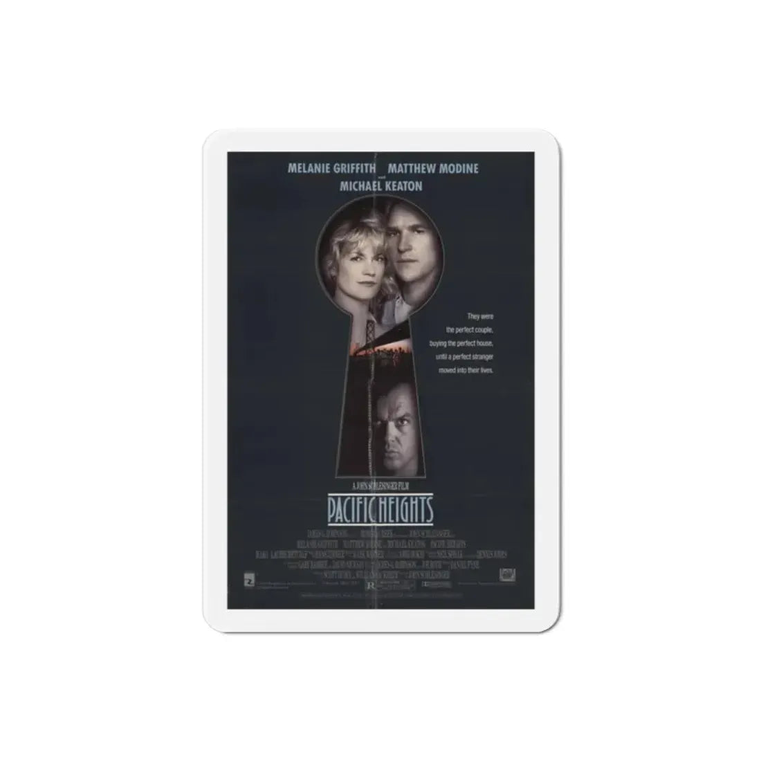Pacific Heights 1990 Movie Poster Refrigerator Magnet 2 Inch - The Sticker Space