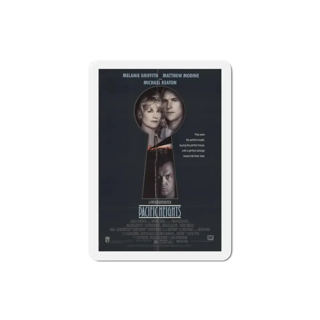 Pacific Heights 1990 Movie Poster Refrigerator Magnet 3 Inch - The Sticker Space