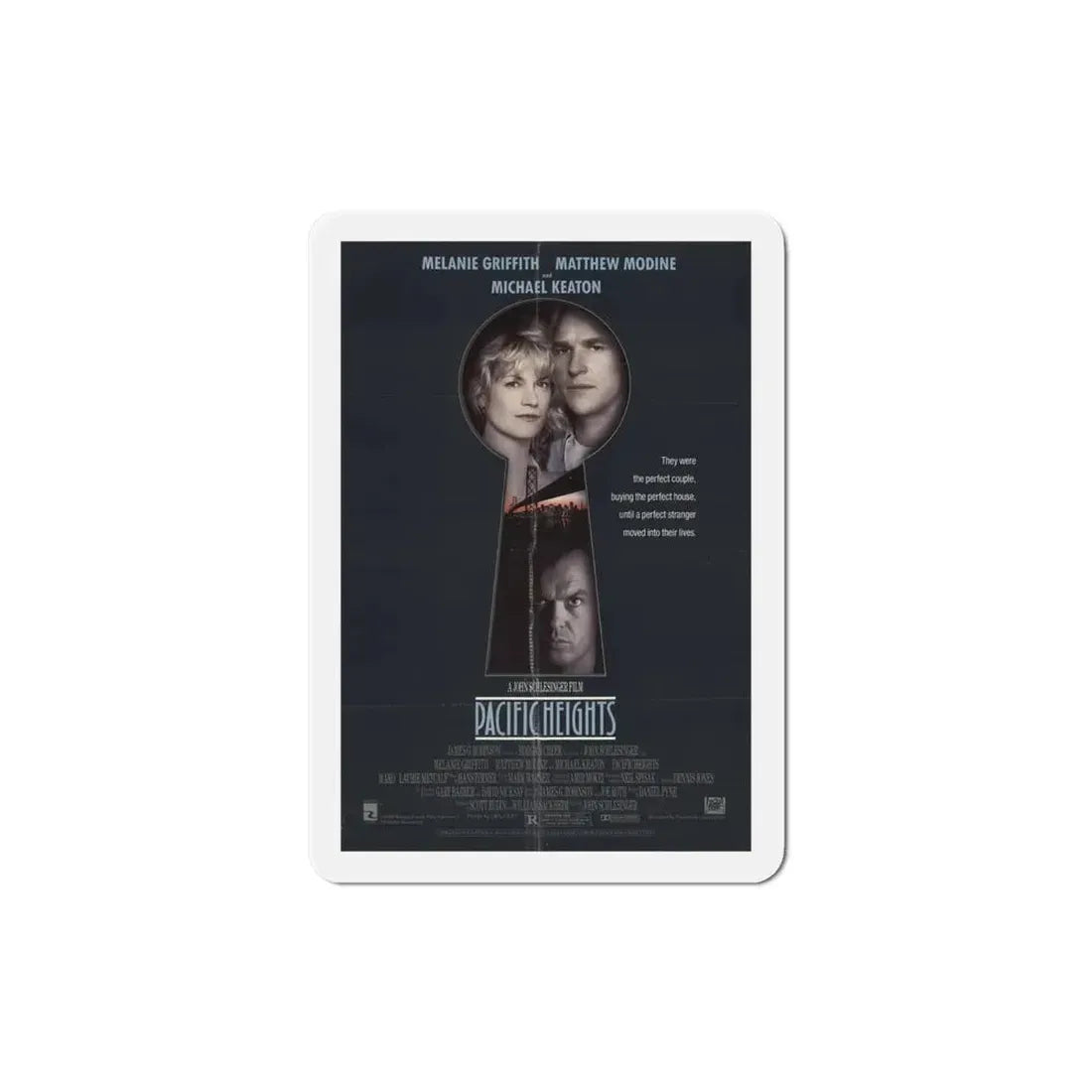 Pacific Heights 1990 Movie Poster Refrigerator Magnet 4 Inch - The Sticker Space