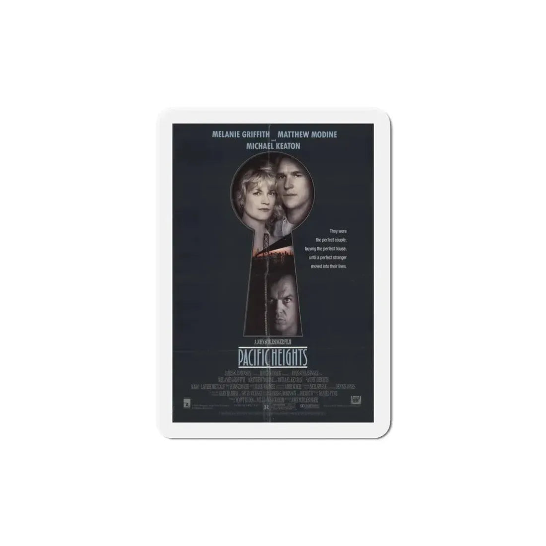 Pacific Heights 1990 Movie Poster Refrigerator Magnet 5 Inch - The Sticker Space
