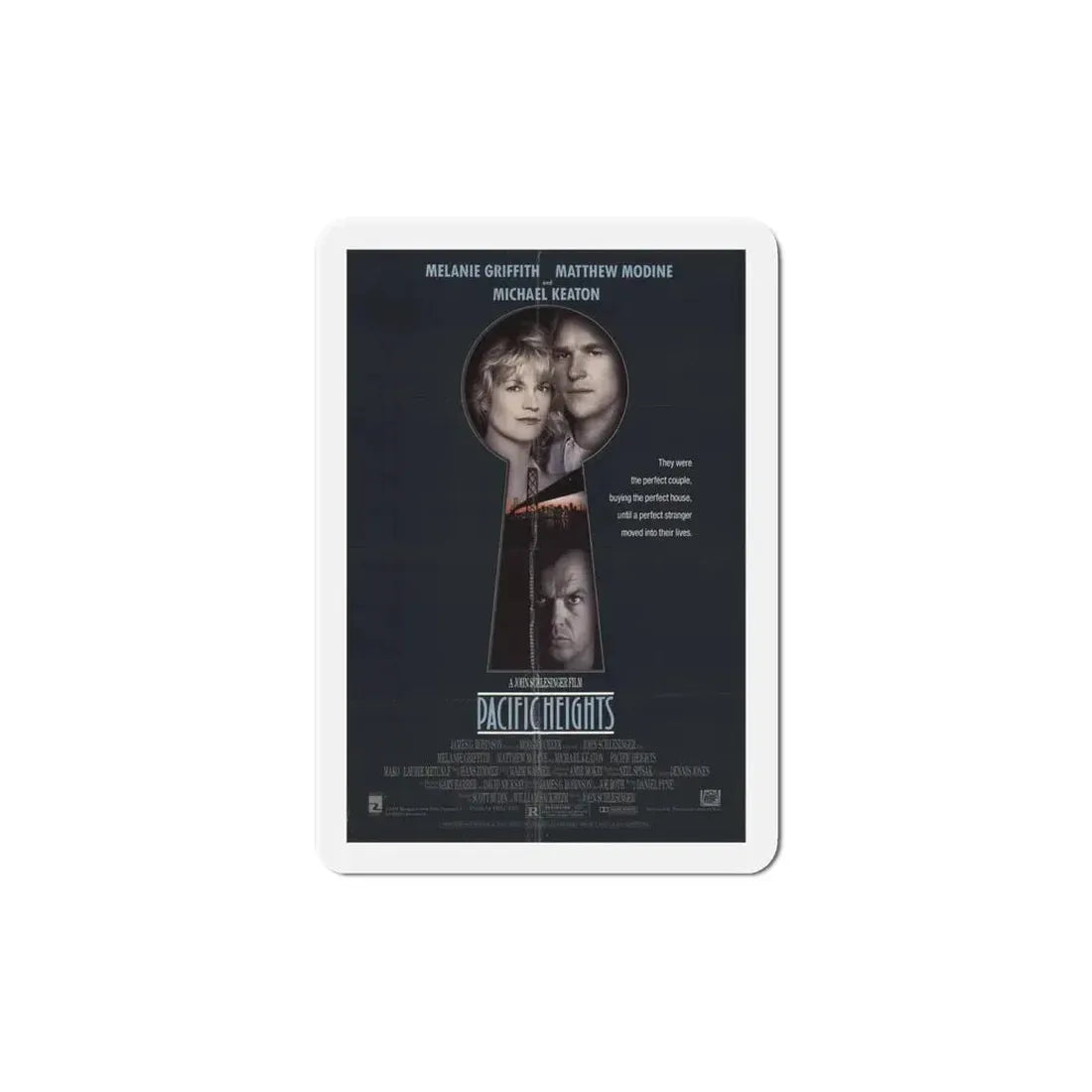 Pacific Heights 1990 Movie Poster Refrigerator Magnet 6 Inch - The Sticker Space