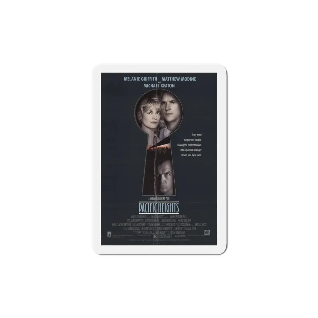 Pacific Heights 1990 Movie Poster Refrigerator Magnet - The Sticker Space