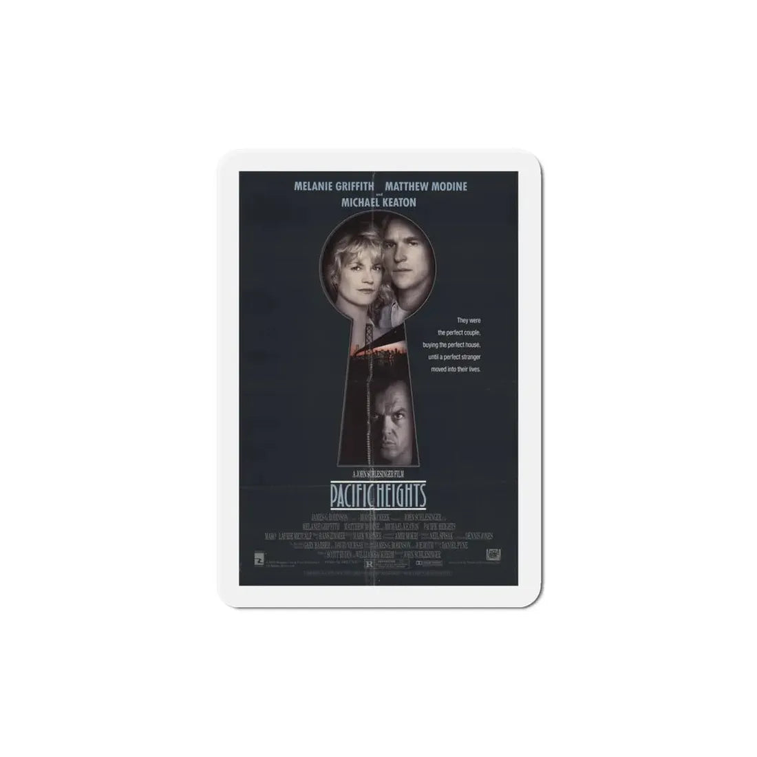 Pacific Heights 1990 Movie Poster Refrigerator Magnet - The Sticker Space