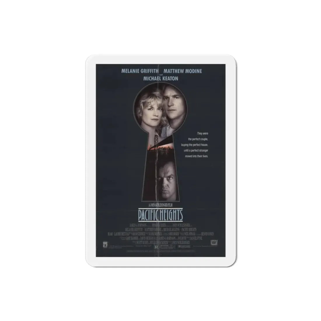 Pacific Heights 1990 Movie Poster Refrigerator Magnet - The Sticker Space