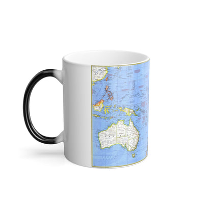 Pacific - Islands of the (1974) (Map) Color Changing Mug 11oz-11oz-The Sticker Space