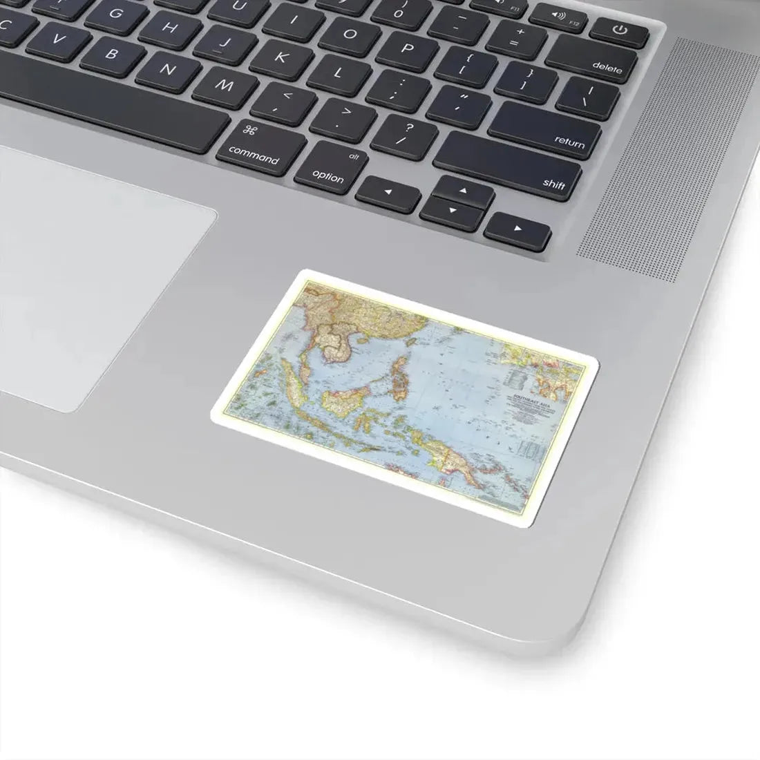 Pacific Islands - Southeast Asia (1944) (Map) STICKER Vinyl Kiss-Cut Decal - The Sticker Space