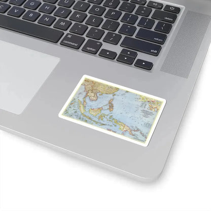 Pacific Islands - Southeast Asia (1944) (Map) STICKER Vinyl Kiss-Cut Decal - The Sticker Space
