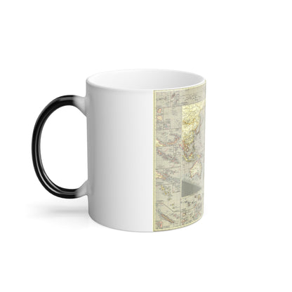 Pacific Ocean (1936) (Map) Color Changing Mug 11oz-11oz-The Sticker Space