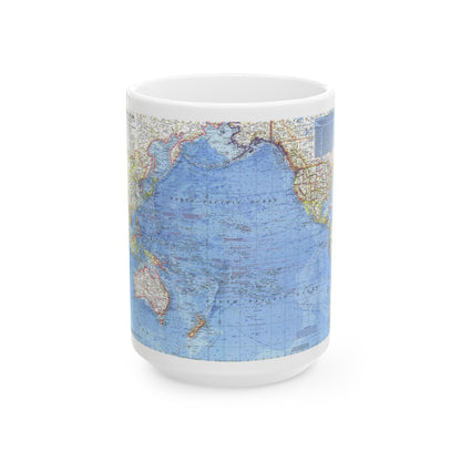 Pacific Ocean (1969) (Map) White Coffee Mug-15oz-The Sticker Space