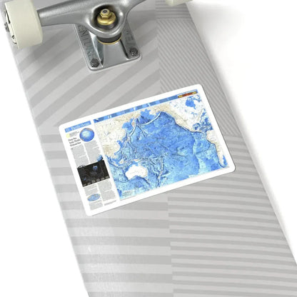 Pacific Ocean (1992) (Map) STICKER Vinyl Kiss-Cut Decal - The Sticker Space