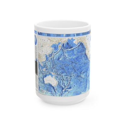 Pacific Ocean (1992) (Map) White Coffee Mug-15oz-The Sticker Space