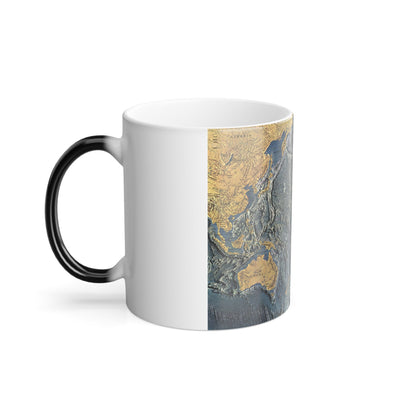 Pacific Ocean Floor (1969) (Map) Color Changing Mug 11oz-11oz-The Sticker Space