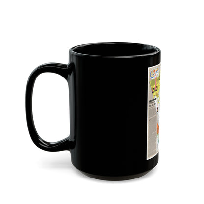 Pacific - Western Rim (1989) (Map) Black Coffee Mug-The Sticker Space