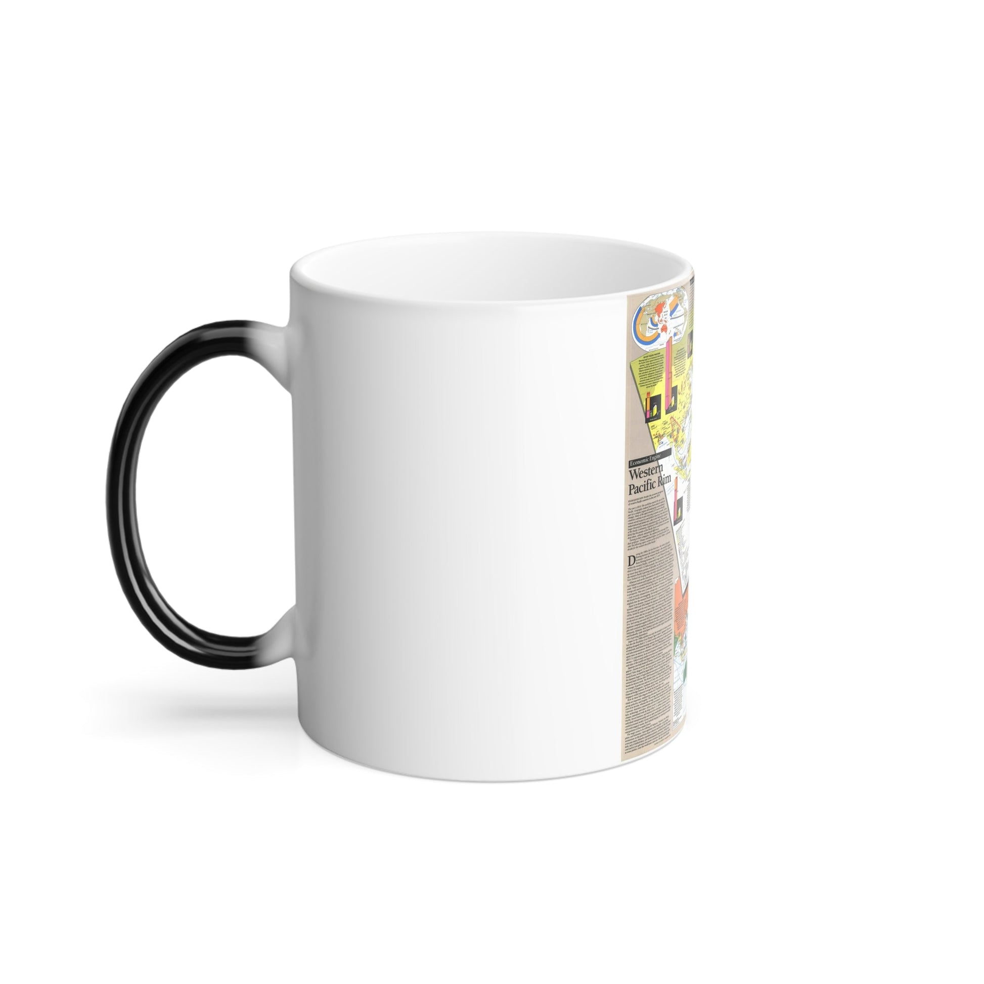 Pacific - Western Rim (1989) (Map) Color Changing Mug 11oz-11oz-The Sticker Space