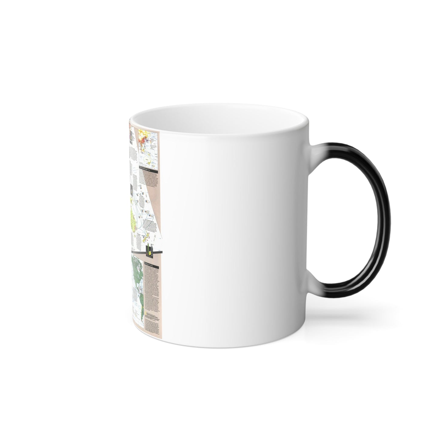 Pacific - Western Rim (1989) (Map) Color Changing Mug 11oz-11oz-The Sticker Space