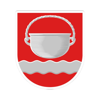 Padasjoki.vaakuna (Finland) (Coat of Arms) STICKER Vinyl Kiss-Cut Decal 3 Inch White - The Sticker Space